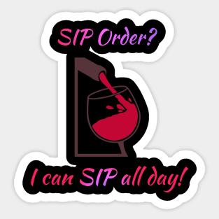 SIP all Day Sticker